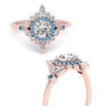 Load image into Gallery viewer, round-halo-floral-blue-topaz-engagement-ring-in-rose-gold-FD9822RORGICBLTOANGLE3-NL-RG_0eb109a5-8b49-4f4f-99e6-b7a5c4da6dd7?v=1755852240
