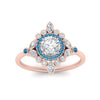 Load image into Gallery viewer, round-halo-floral-blue-topaz-engagement-ring-in-rose-gold-FD9822RORGICBLTOANGLE5-NL-RG_d0f55363-974a-4185-b48c-e5577b29f6ca?v=1755852240