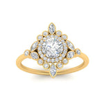 Load image into Gallery viewer, round-halo-floral-diamond-engagement-ring-in-yellow-gold-FD9822RORANGLE5-NL-YG_333aa052-d960-4c10-8152-a9401b2efab4?v=1755852236
