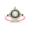 Load image into Gallery viewer, round-halo-floral-emerald-engagement-ring-in-rose-gold-FD9822RORGEMGRANGLE5-NL-RG_3e3747cf-bf27-4265-b4c0-3254da4302f2?v=1755852238
