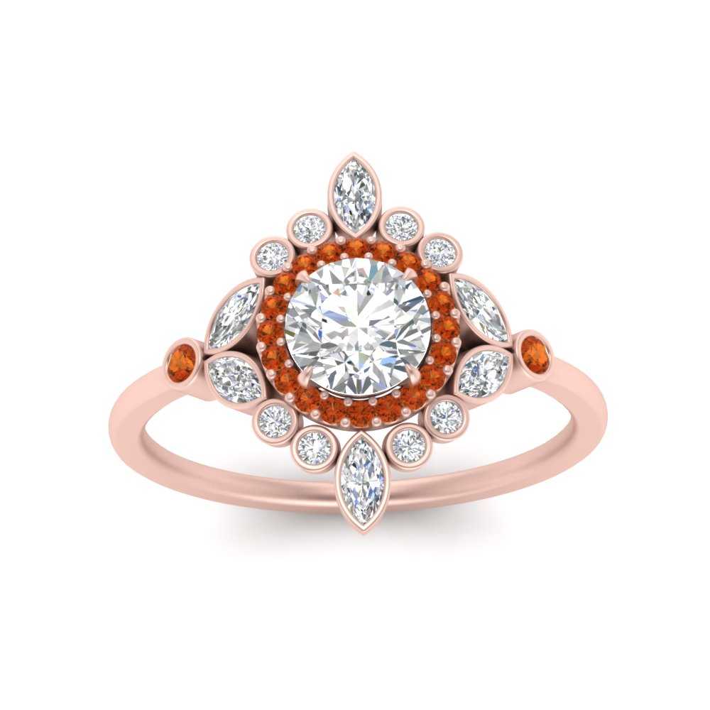 round-halo-floral-orange-sapphire-engagement-ring-in-rose-gold-FD9822RORGSAORANGLE5-NL-RG?v=1755852215