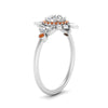 Load image into Gallery viewer, round-halo-floral-orange-sapphire-engagement-ring-in-white-gold-FD9822RORGSAORANGLE2-NL-WG_4f6723f8-1af1-4a37-9467-a34c0f9a14bf?v=1755852237