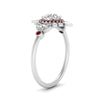 Load image into Gallery viewer, round-halo-floral-ruby-engagement-ring-in-white-gold-FD9822RORGRUDRANGLE2-NL-WG_79f57379-ecc9-40d9-a7fa-6091c6610958?v=1755852238