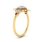 Load image into Gallery viewer, round-halo-floral-ruby-engagement-ring-in-yellow-gold-FD9822RORGRUDRANGLE2-NL-YG_9c8cfdfa-582d-4a2f-b1e6-c8e3398b98cb?v=1755852239
