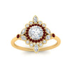 Load image into Gallery viewer, round-halo-floral-ruby-engagement-ring-in-yellow-gold-FD9822RORGRUDRANGLE5-NL-YG_fdde65a0-b48e-40ea-af45-4319985cd5e1?v=1755852239