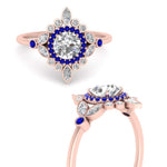 Load image into Gallery viewer, round-halo-floral-sapphire-engagement-ring-in-rose-gold-FD9822RORGSABLANGLE3-NL-RG?v=1755852214
