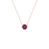 Load image into Gallery viewer, round-halo-pink-sapphire-1-carat-necklace-in-FDPD10984GSADRPI-1.00CT-NL-RG-CS