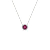 Load image into Gallery viewer, round-halo-pink-sapphire-1-carat-necklace-in-FDPD10984GSADRPI-1.00CT-NL-WG-CS
