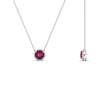 Load image into Gallery viewer, round-halo-pink-sapphire-1-carat-necklace-in-FDPD10984GSADRPI-1.00CT-NL-WG-CS