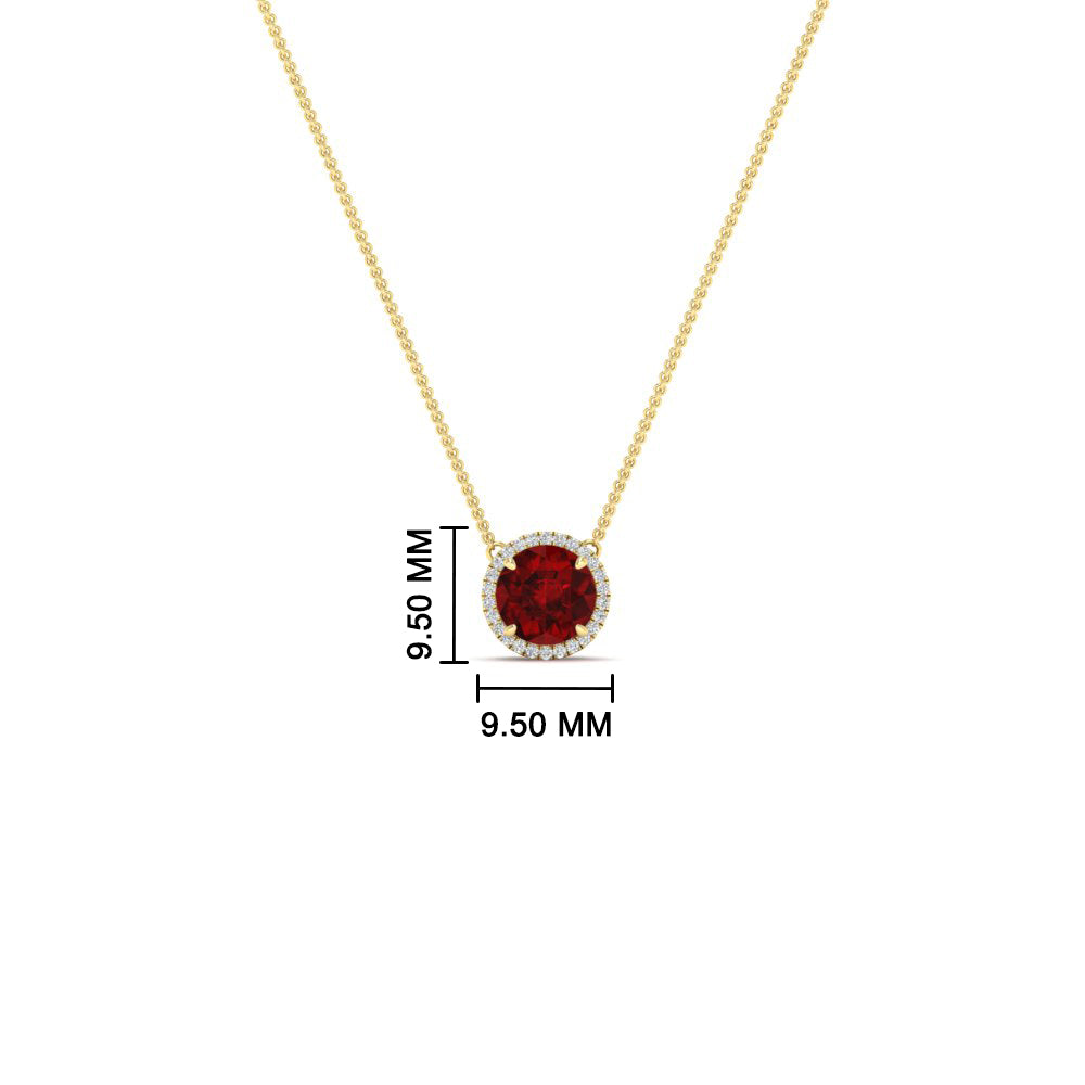 round-halo-ruby-1-carat-necklace-in-FDPD10984GRUDR-1.00CT-NL-YG-CS