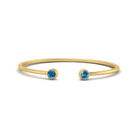 Load image into Gallery viewer, round-minimalist-open-blue-topaz-stacking-ring-in-yellow-gold-FD9404RORGICBLTO-NL-YG.jpg
