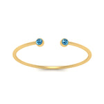 Load image into Gallery viewer, round-minimalist-open-blue-topaz-stacking-ring-in-yellow-gold-FD9404RORGICBLTO-NL-YG.jpg
