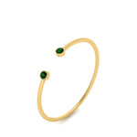 Load image into Gallery viewer, round-minimalist-open-emerald-stacking-ring-in-yellow-gold-FD9404RORGEMGR-NL-YG.jpg
