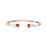 Load image into Gallery viewer, round-minimalist-open-orange-sapphire-stacking-ring-in-rose-gold-FD9404RORGSAOR-NL-RG.jpg
