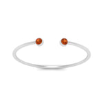 Load image into Gallery viewer, round-minimalist-open-orange-sapphire-stacking-ring-in-white-gold-FD9404RORGSAOR-NL-WG.jpg
