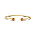 Load image into Gallery viewer, round-minimalist-open-orange-sapphire-stacking-ring-in-yellow-gold-FD9404RORGSAOR-NL-YG.jpg
