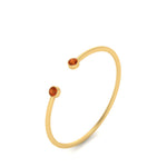 Load image into Gallery viewer, round-minimalist-open-orange-sapphire-stacking-ring-in-yellow-gold-FD9404RORGSAOR-NL-YG.jpg
