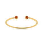 Load image into Gallery viewer, round-minimalist-open-orange-sapphire-stacking-ring-in-yellow-gold-FD9404RORGSAOR-NL-YG.jpg

