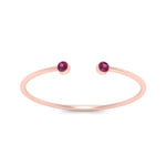 Load image into Gallery viewer, round-minimalist-open-pink-sapphire-stacking-ring-in-rose-gold-FD9404RORGSADRPI-NL-RG.jpg
