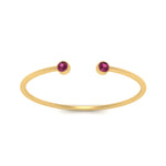 Load image into Gallery viewer, round-minimalist-open-pink-sapphire-stacking-ring-in-yellow-gold-FD9404RORGSADRPI-NL-YG.jpg
