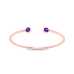 Load image into Gallery viewer, round-minimalist-open-purple-topaz-stacking-ring-in-rose-gold-FD9404RORGVITO-NL-RG.jpg

