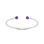 Load image into Gallery viewer, round-minimalist-open-purple-topaz-stacking-ring-in-white-gold-FD9404RORGVITO-NL-WG.jpg
