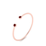 Load image into Gallery viewer, round-minimalist-open-ruby-stacking-ring-in-rose-gold-FD9404RORGRUDR-NL-RG.jpg

