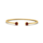 Load image into Gallery viewer, round-minimalist-open-ruby-stacking-ring-in-yellow-gold-FD9404RORGRUDR-NL-YG.jpg
