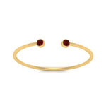 Load image into Gallery viewer, round-minimalist-open-ruby-stacking-ring-in-yellow-gold-FD9404RORGRUDR-NL-YG.jpg
