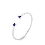 Load image into Gallery viewer, round-minimalist-open-sapphire-stacking-ring-in-white-gold-FD9404RORGSABL-NL-WG.jpg
