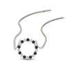 Load image into Gallery viewer, round-open-circle-1-carat-black-diamond-pendant-in-FDPD11271GBLACK-1.00CT-NL-WG