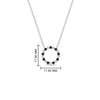 Load image into Gallery viewer, round-open-circle-1-carat-black-diamond-pendant-in-FDPD11271GBLACK-1.00CT-NL-WG