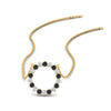 Load image into Gallery viewer, round-open-circle-1-carat-black-diamond-pendant-in-FDPD11271GBLACK-1.00CT-NL-YG