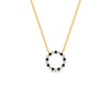 Load image into Gallery viewer, round-open-circle-1-carat-black-diamond-pendant-in-FDPD11271GBLACK-1.00CT-NL-YG