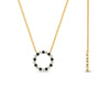 Load image into Gallery viewer, round-open-circle-1-carat-black-diamond-pendant-in-FDPD11271GBLACK-1.00CT-NL-YG