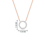 Load image into Gallery viewer, round-open-circle-1-carat-diamond-pendant-in-FDPD11271-1.00CT-NL-RG
