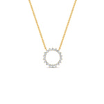 Load image into Gallery viewer, round-open-circle-1-carat-diamond-pendant-in-FDPD11271-1.00CT-NL-YG
