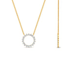 Load image into Gallery viewer, round-open-circle-1-carat-diamond-pendant-in-FDPD11271-1.00CT-NL-YG
