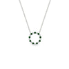 Load image into Gallery viewer, round-open-circle-1-carat-emerald-pendant-in-FDPD11271GEMGR-1.00CT-NL-WG