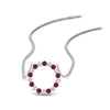 Load image into Gallery viewer, round-open-circle-1-carat-pink-sapphire-pendant-in-FDPD11271GSADRPI-1.00CT-NL-WG