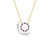 Load image into Gallery viewer, round-open-circle-1-carat-pink-sapphire-pendant-in-FDPD11271GSADRPI-1.00CT-NL-YG