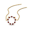 Load image into Gallery viewer, round-open-circle-1-carat-ruby-pendant-in-FDPD11271GRUDR-1.00CT-NL-YG