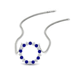 Load image into Gallery viewer, round-open-circle-1-carat-sapphire-pendant-in-FDPD11271GSABL-1.00CT-NL-WG
