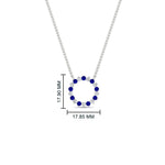 Load image into Gallery viewer, round-open-circle-1-carat-sapphire-pendant-in-FDPD11271GSABL-1.00CT-NL-WG
