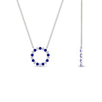 Load image into Gallery viewer, round-open-circle-1-carat-sapphire-pendant-in-FDPD11271GSABL-1.00CT-NL-WG
