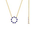 Load image into Gallery viewer, round-open-circle-1-carat-sapphire-pendant-in-FDPD11271GSABL-1.00CT-NL-YG
