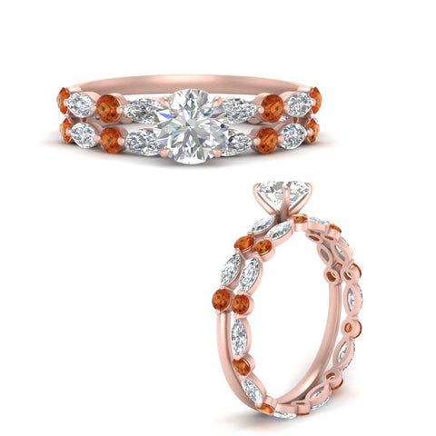 round-orange-sapphire-floating-marquise-accent-ring-with-eternity-wedding-band-in-rose-gold-FDEWB9398ROGSAORANGEL3-NL-RG.jpg?v=1758802330
