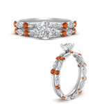 Load image into Gallery viewer, round-orange-sapphire-floating-marquise-accent-ring-with-eternity-wedding-band-in-white-gold-FDEWB9398ROGSAORANGEL3-NL-WG_b13be634-d51d-484c-9694-938c15578711.jpg?v=1758802312
