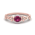 Thumbnail 48 - round-pink-sapphire-and-diamond-flower-engagement-ring-in-FD10057RORGSADRPIANGLE3-NL-RG-GS