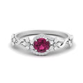 Thumbnail 12 - round-pink-sapphire-and-diamond-flower-engagement-ring-in-FD10057RORGSADRPIANGLE3-NL-WG-GS
